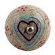 Colorful Hearts Crackle Ceramic Wine Stopper (Pack Of One Piece)